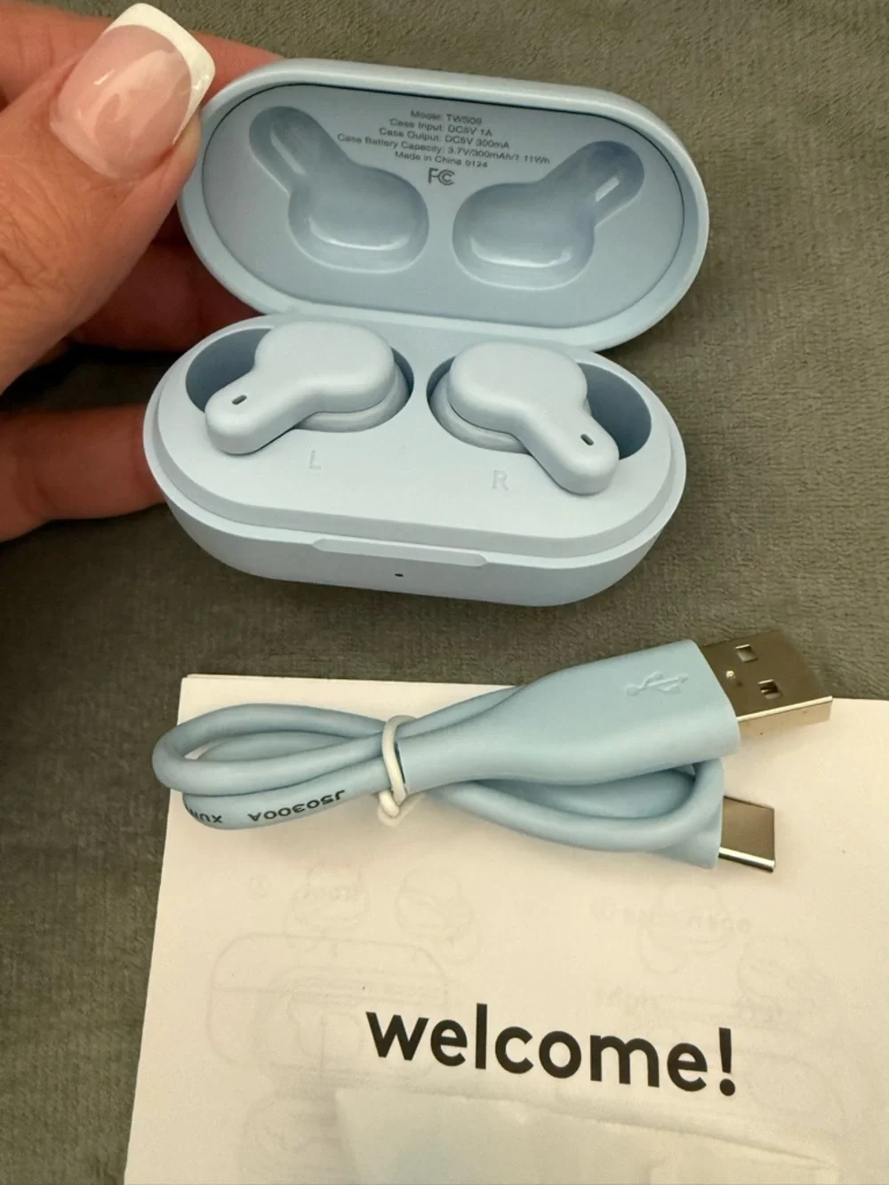 True Wireless Bluetooth Active Noise Cancelling Earbuds - heyday™ Sky Blue